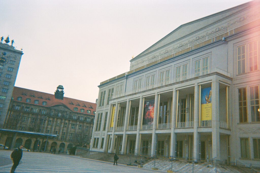 Fotografie der Oper in Leipzig